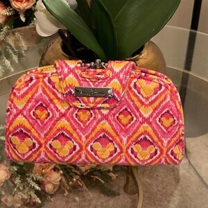 Vera Bradley Pink and Yellow Clutch